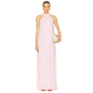 Jil Sander Sleeveless Maxi Dress in Confetti Pink 38 New Womens Formal Gown